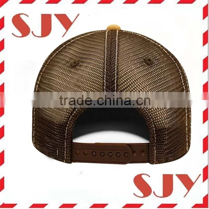 Wholesale Customised 3D Embroidery Cheap Mesh 6 Panel Mesh Trucker Hat