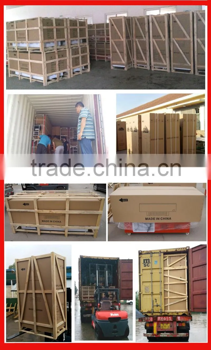 glass top chest display freezers with baskets SC-538