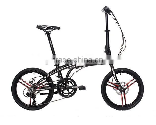 Small wheel folding bicycle bicyclelying