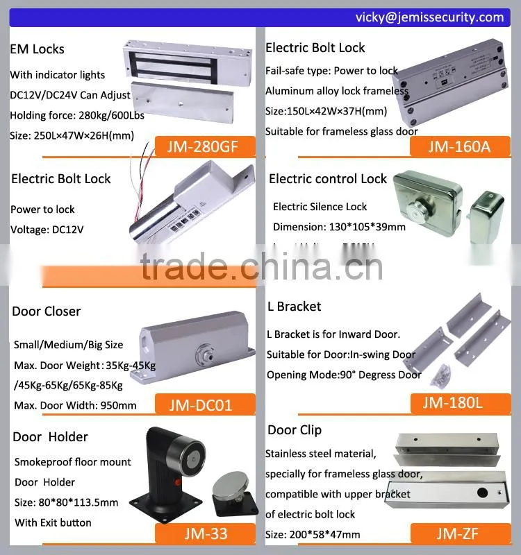 High quality electric magnetic lock JM-280G for single door