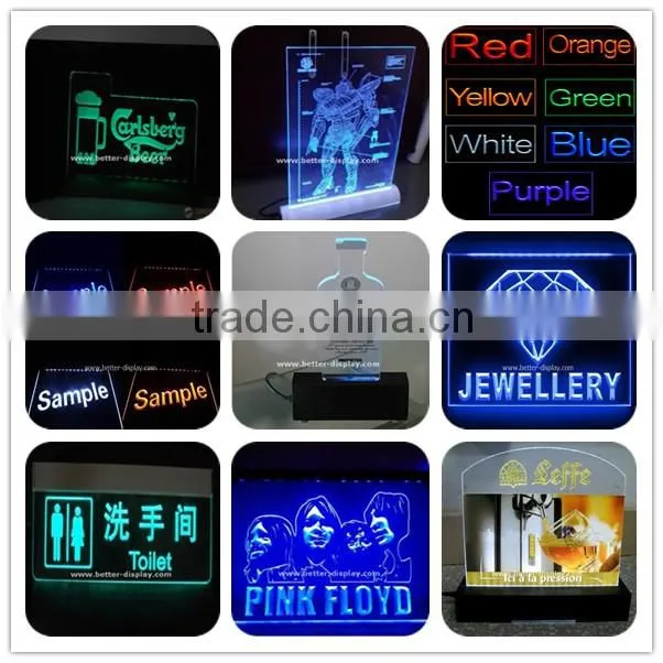 custom unique acrylic table top reserved table sign holders