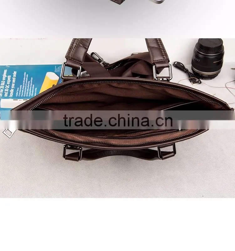 QIALINO hand bag italian leather briefcase laptop bag leather for macbook air/pro 12 13