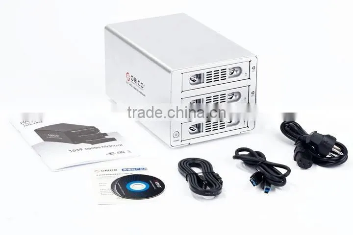 3bay 3.5" SATA HDD RAID enclosure with multi kinds of RIAD mode