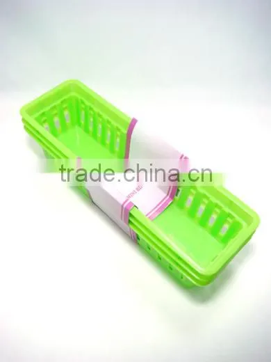 2pcs Mini Bins/Plastic Basket Set for One Dollar Item