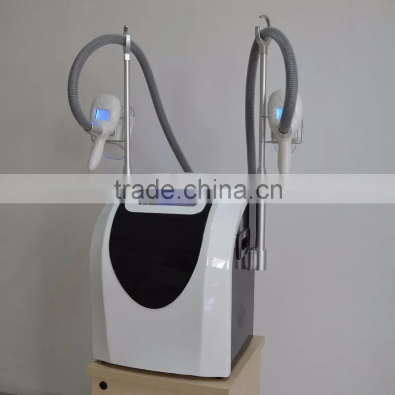 Portable double cryo handles vaccumm cryolipolysis Machine