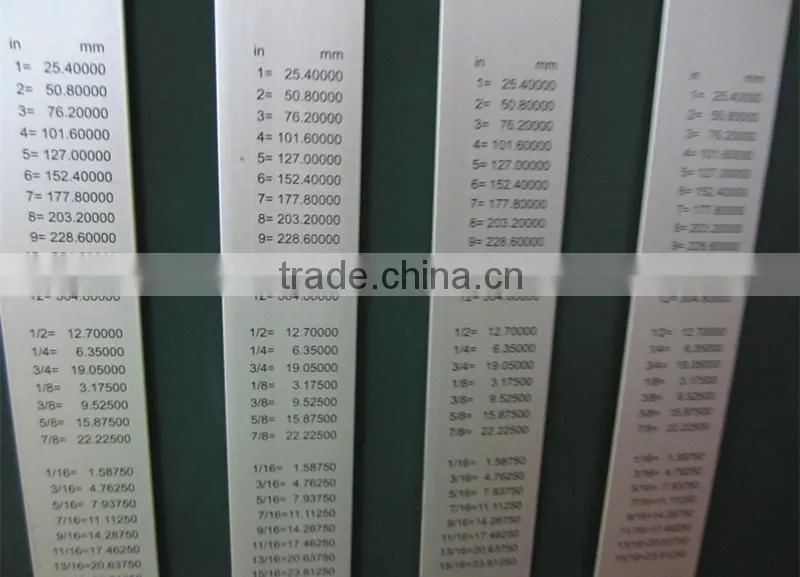 aluminum 30cm ruler metal ruler
