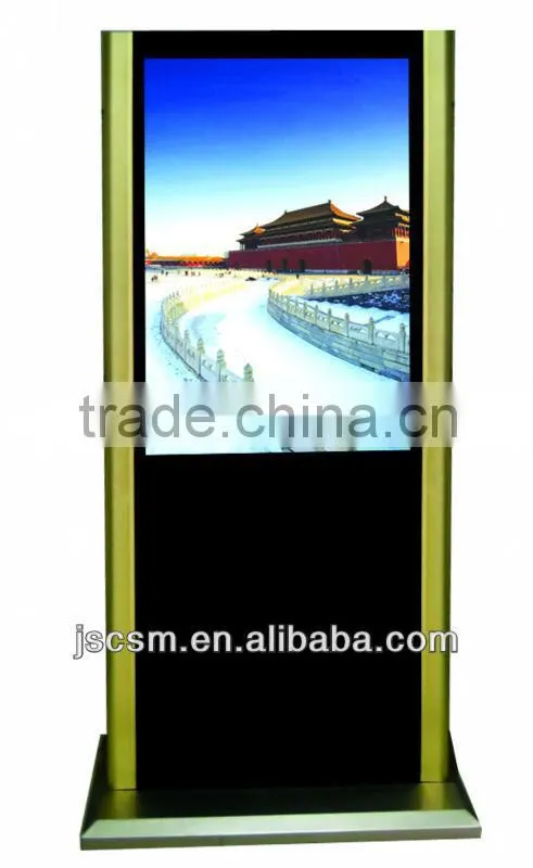 Floor standing Double screen 42inch LCD HD Advertising player, totem player, digital display for shopping malls