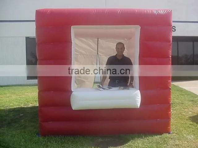 size color customized inflatable ticket booth