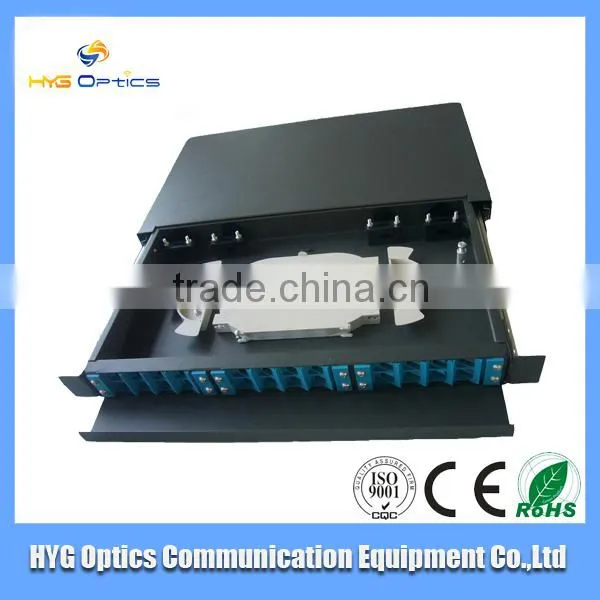 Cheap price 19inch 12 outdoor 24 port corning fiber optic patch panel