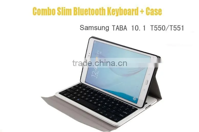 Bee ant pattern all-in-one bluetooth keyboard for Samsung 10.1inch T550/T551-SA1055