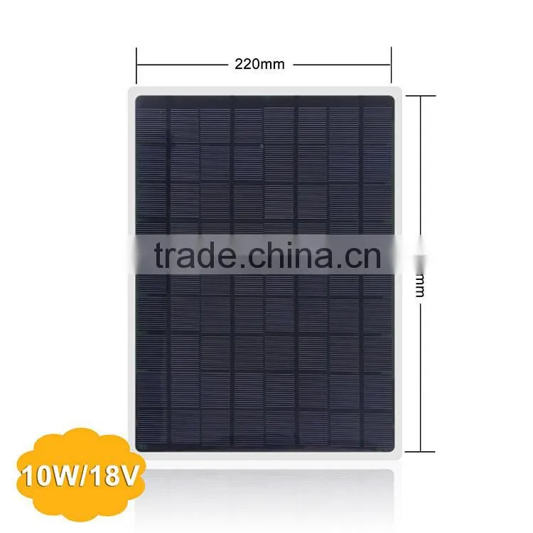 10W Mono PET Portable Solar Panel Solar Panel Mounting System