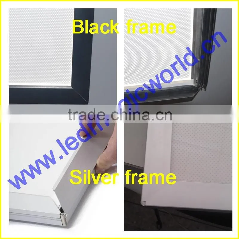 Magnetic advertising aluminum snap frame led extruded aluminum photo frame