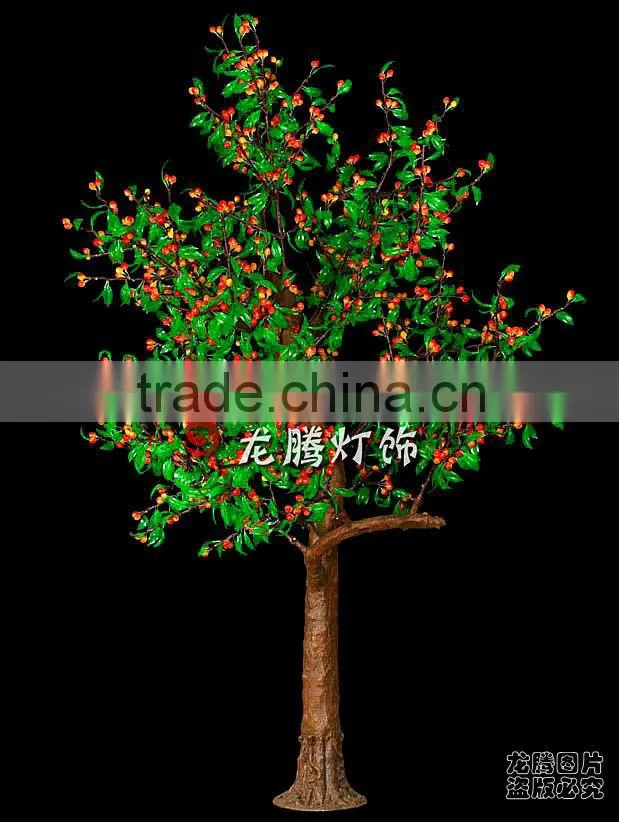 led landscape artificial tree with light