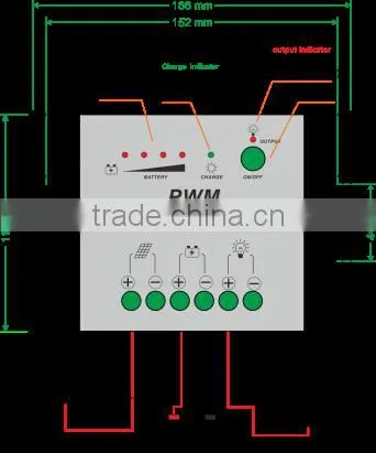 48V 60A PWM system Solar Charge Controller