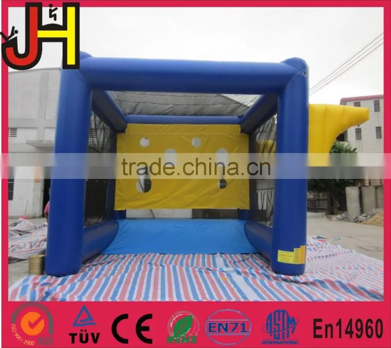 Hot selling inflatable shoot game, inflatable basketball shooting games, inflatable football shoot game