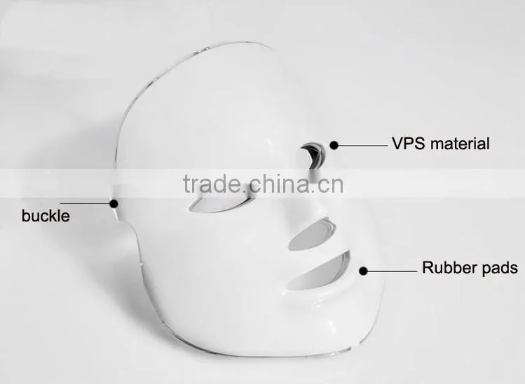 PDT led beauty light mask facial mask for skin rejuvenation equipment skin mask Photon mask 3 Colors Lights for home use