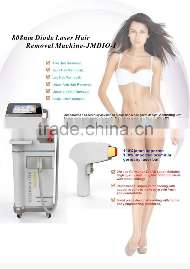 professional depilacion pain free permanent hair removal 808nm diode laser machine speed 808