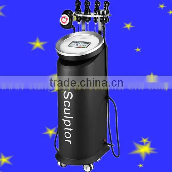 soft laser + Vacuum + cavitation + RF slimming body shaping machine