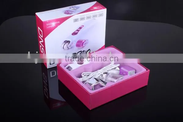 DNS derma roller 540 with led light therapy/massager/micro needle