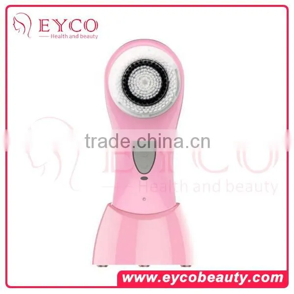 Electric Rechargeable Waterproof Silicone Facial Oil Cleansing Brush Massager