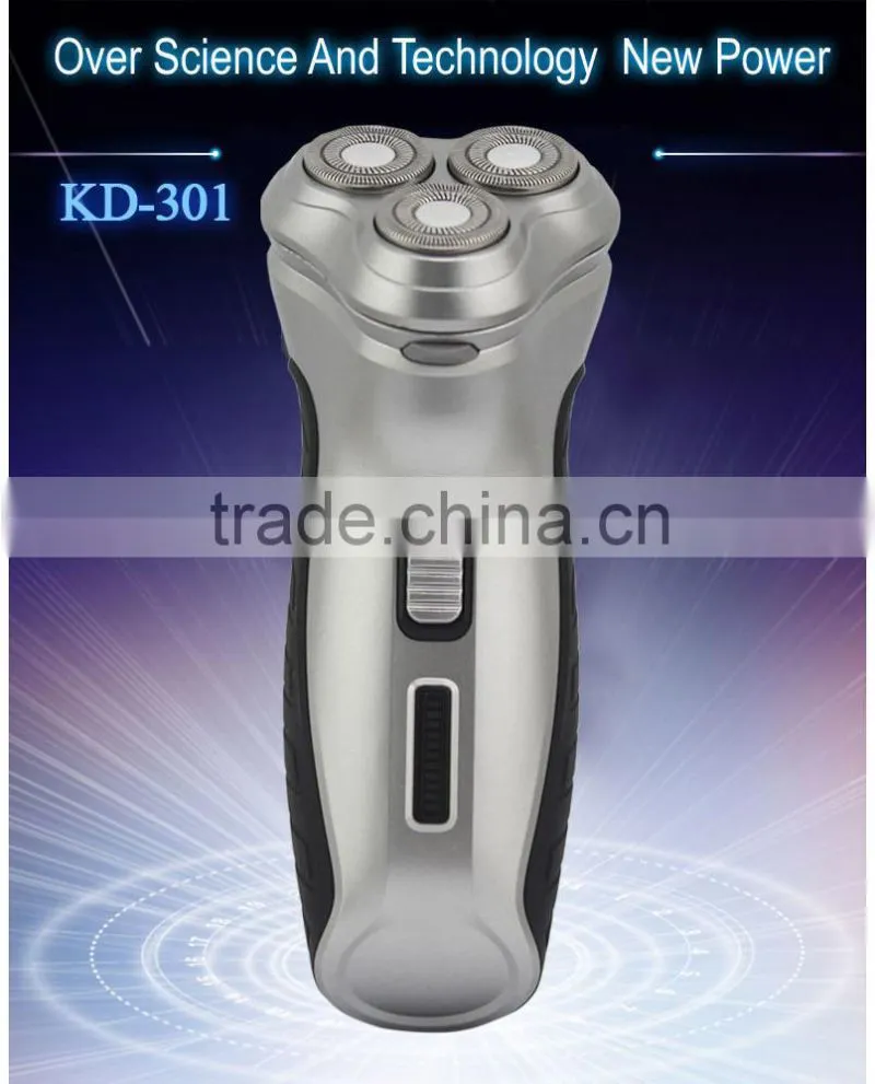 Three Independent Floating Heads Men Shaver Machine
