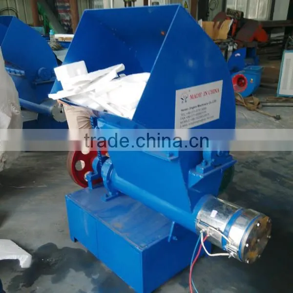 Industrial waste foam recycling extruder
