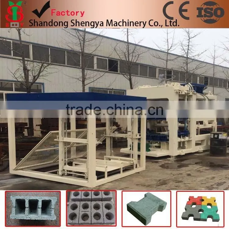 Professional manufactory QT10-15 automatically baking-free concrete block machines China supplier