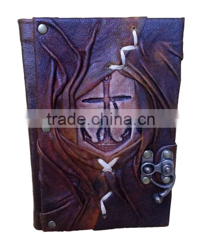 NOTEBOOK - DIARY - SKETCHBOOK- %100 REAL LEATHER-HIGH QUALITY- HANDMADE VARIOUS DESIGNS JOURNAL -2014 DESIGN DIARY - DIFFERENT-