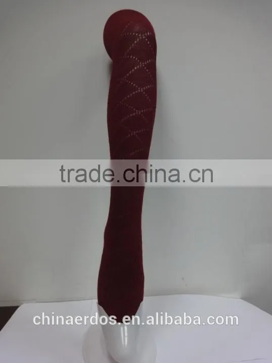 Knitted cashmere blended socks
