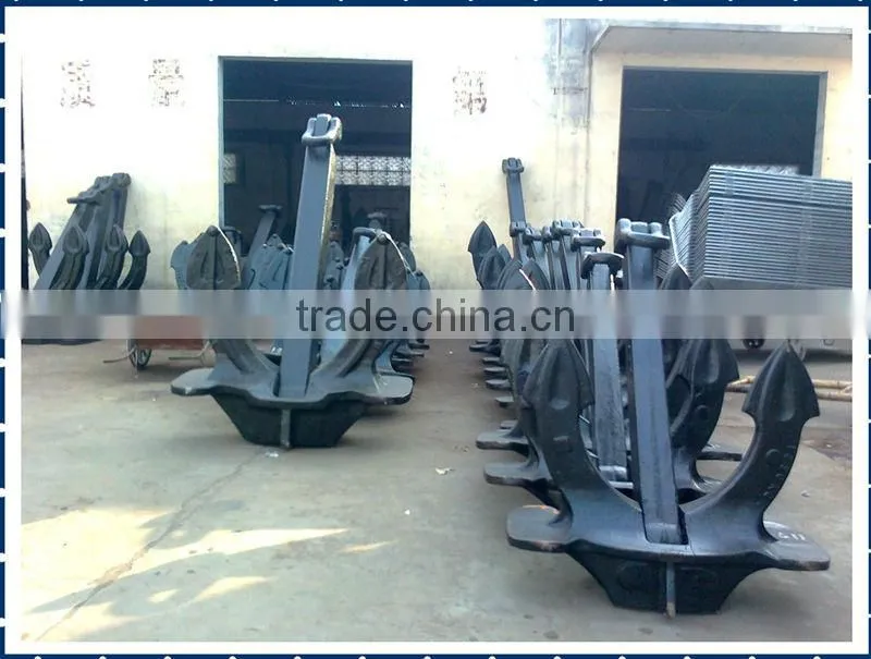 High Quality steel casting ZG200-400C Material Hall ship anchor design Ship anchor