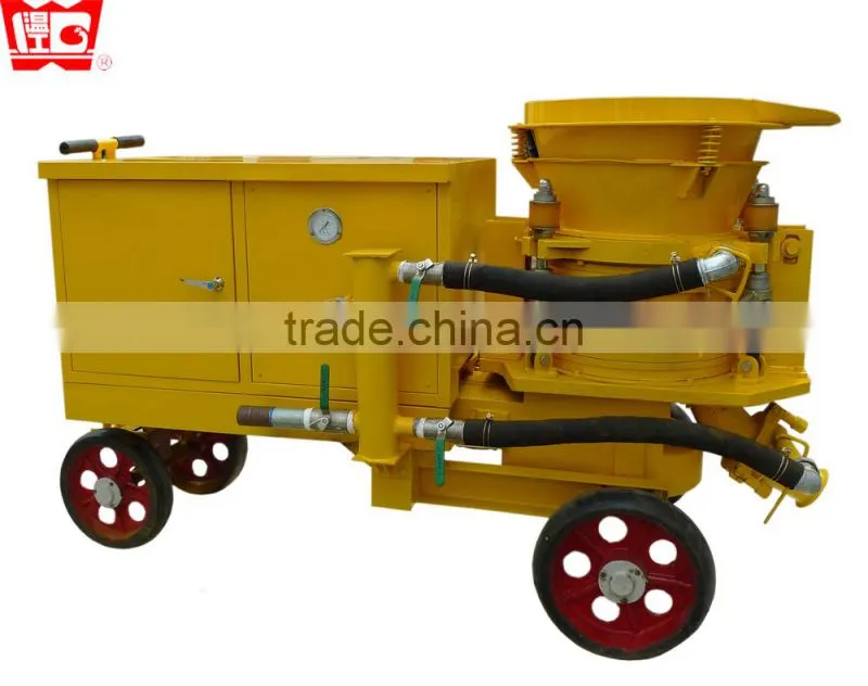 ISO9001:2008 5m3/h small wet concrete gunite pump