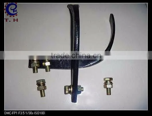 High strength abrasion resistence straight hook knife