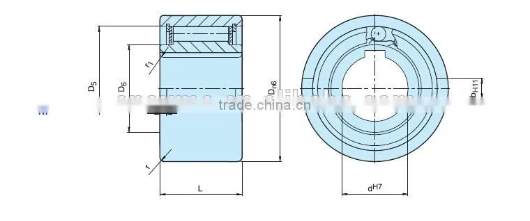 NF40 One Way Clutch Printer Machine Bearing