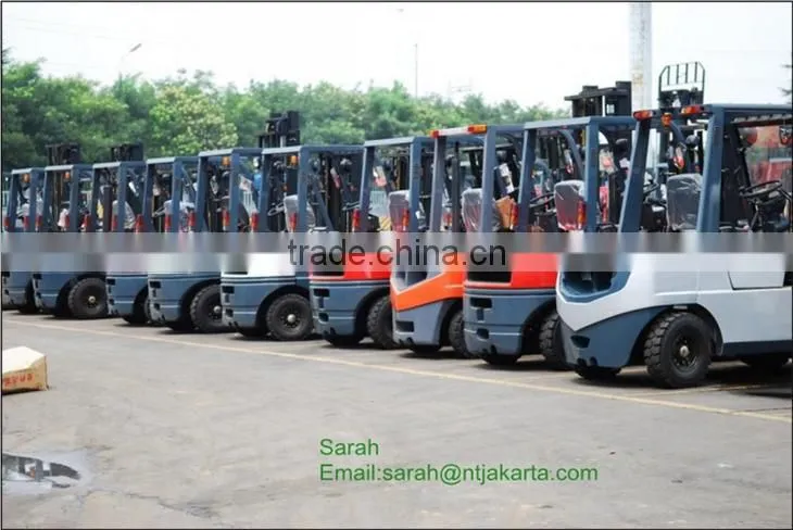 China suppliers High quality FD35 Diesel Forklift with side shift and clamp/ with 3-stage Mast