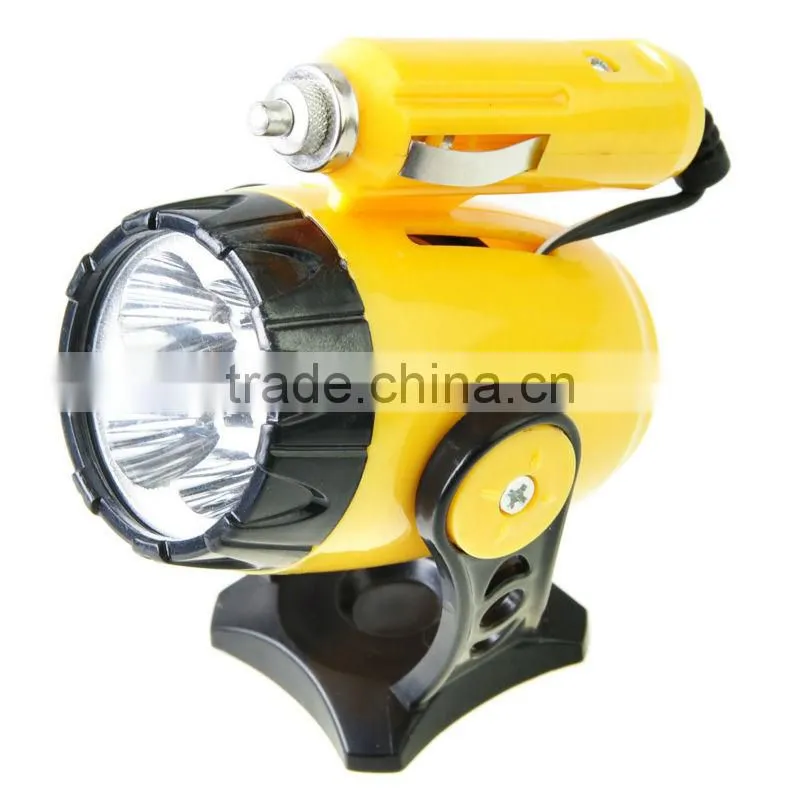 Universal Car mount light MINI spotlight with magnet and Cigarette lighter led lamp