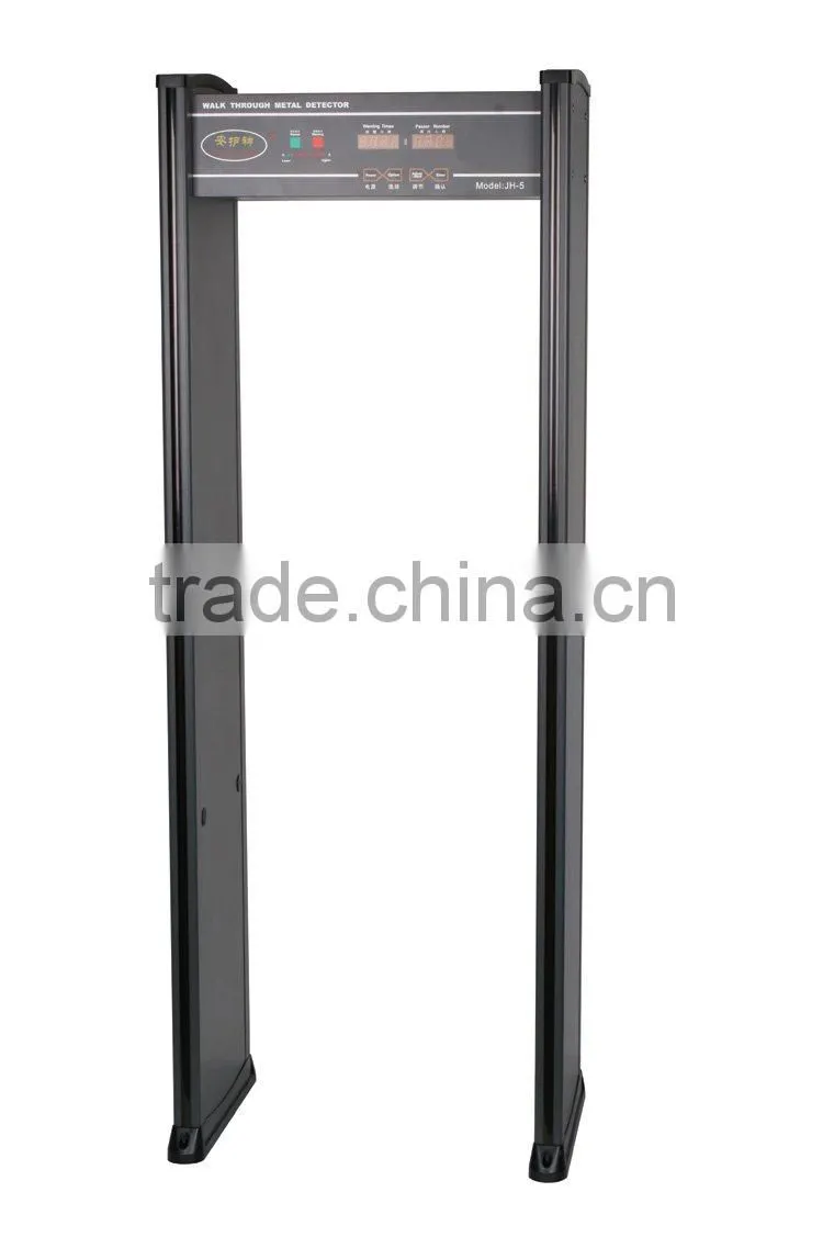 6 zones attractive fashion walk through metal detector