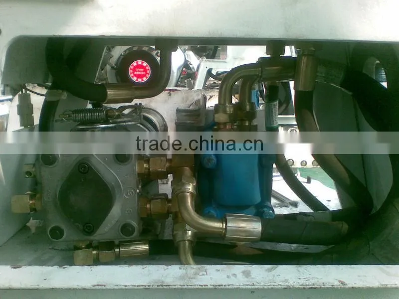 Small vibratory road roller,walking behaind road roller