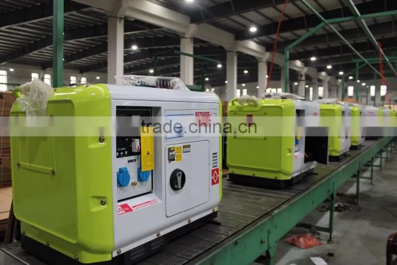 New Performance Model SS7500DS-1 5500w Mini Movable Single phase Super Silent Diesel Generator For Daily Use