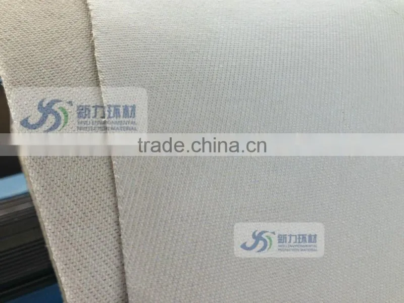 E-glass 780gsm Teflon Coated black textured Fiberglass woven filter Cloth