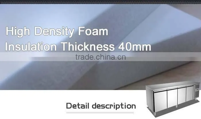 304 Stainless Steel Commercial Kitchen Table Top Freezer/Compressor Freezer/Undercounter Freezer