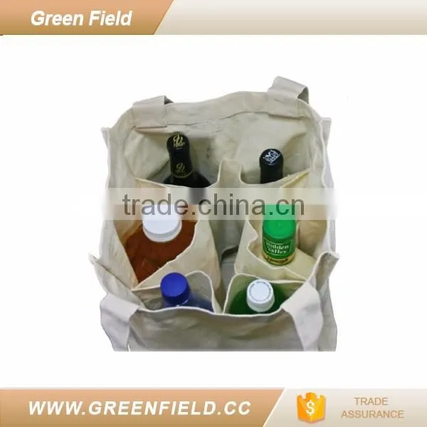 design canvas fabric wine bottle bag wine tote 2017