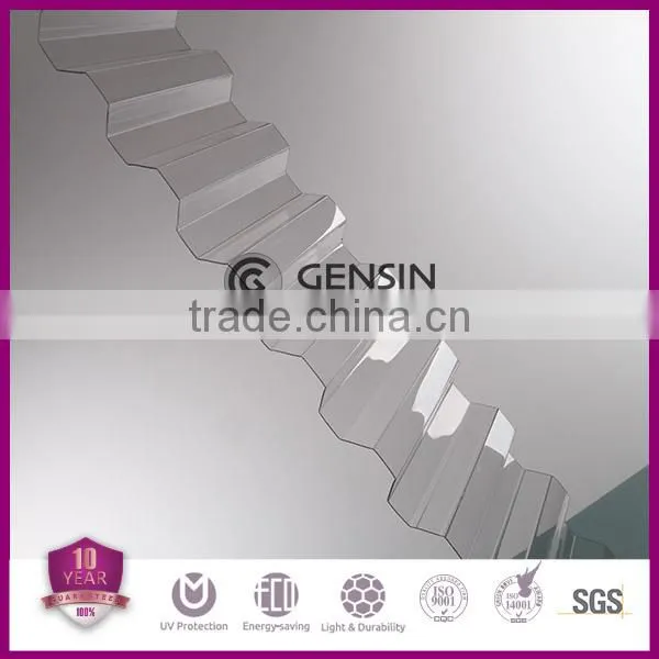Grade A Polycarbonate Corrugated Sheet/ PC Wave Sheet/Profile Sheet