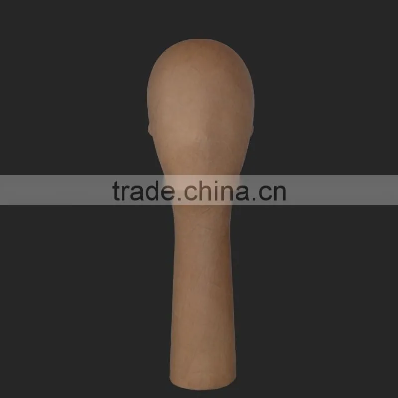 Mannequin head for hats and scarves display Paper covered head models