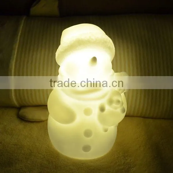 LED snowman kids baby child night light for Christmas gift