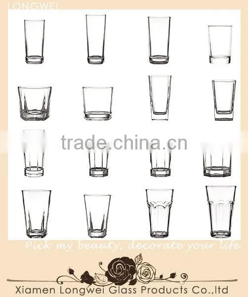 Selling from Manufactory Wholesale Glass Tumblers