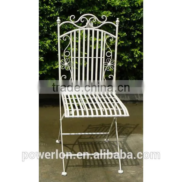 Lougne Style Decorative Metal Folding Chair