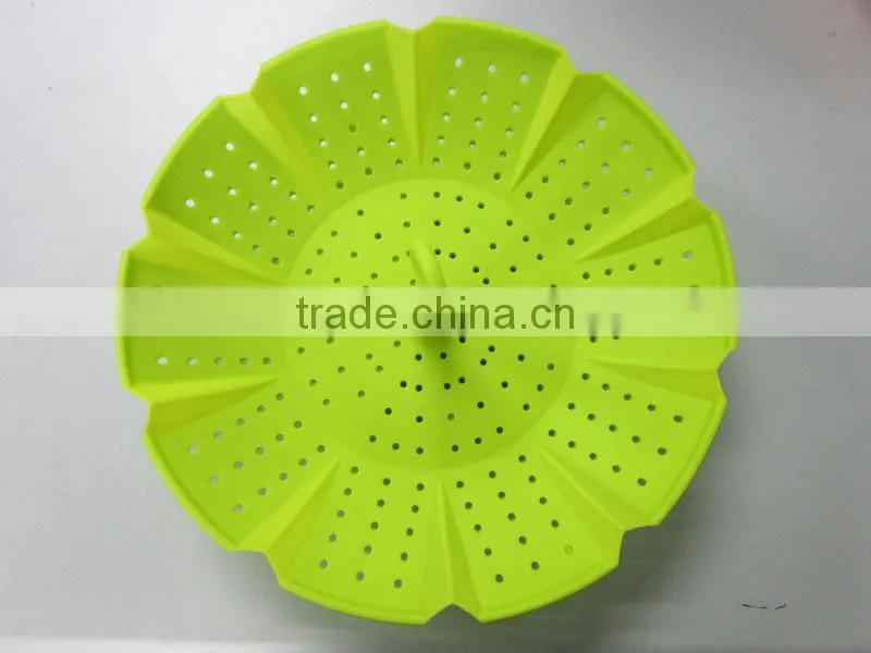 100%Food Grade Silicone Food Steamer