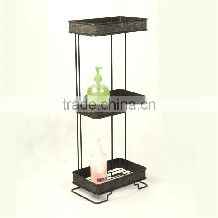 Standing 3-tire Bathroom Shampoo Rack