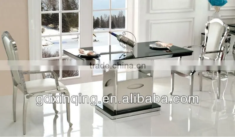 glossy white lacquer tv stand-E354