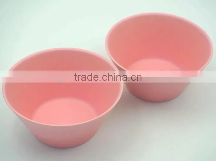Wholesale colorful bamboo fiber salad bowl